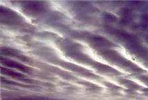 image of altostratus clouds with waves