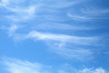 image of wispy cirrus clouds