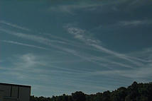 image of many persistent contrails