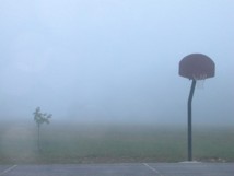 image of fog on school grounds